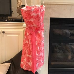 Midi length strapless Lilly Pulitzer Dress